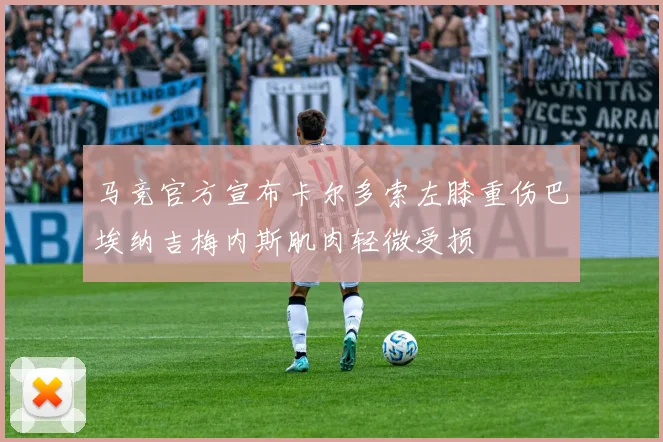 马竞官方宣布卡尔多索左膝重伤巴埃纳吉梅内斯肌肉轻微受损